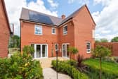 DWSM - 20 - A typical energy efficient home with solar photovoltaic panels at Mallard Meadows