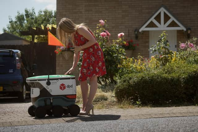 The DPD robots in MK will be green, white and orange