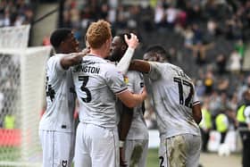 Mo Eisa bagged twice as Dons took a 4-1 lead at Stadium MK but it was not meant to be