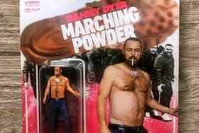 Joe Slinn has created a new toy based on the Marching Powder film starring Danny Dyer