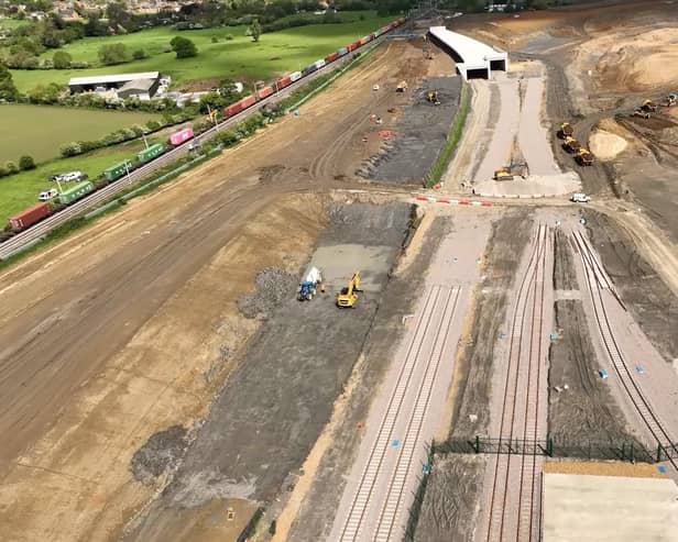 Engineers will be on site for nine days connecting the new Northampton freight terminal to the West Coast Mainline via two tunnels