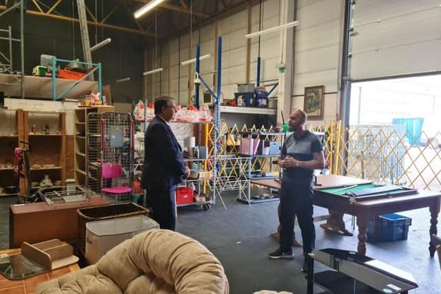 MP Iain Stewart visited Reuse last year and thoroughly approved of what he saw