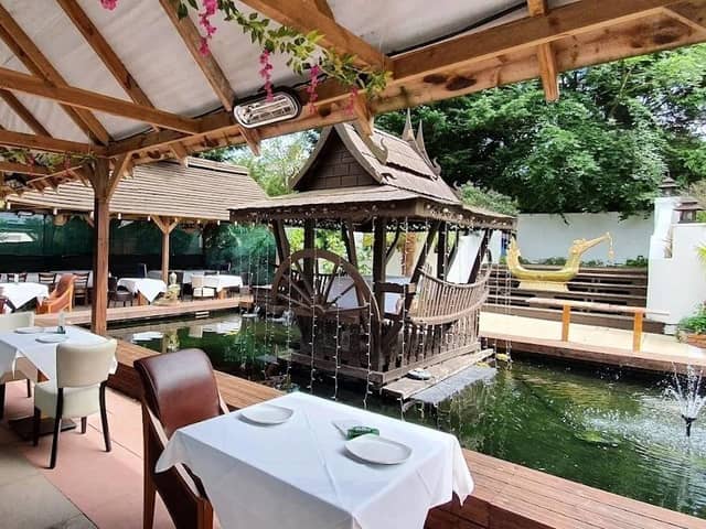 The Blue Orchid Restaurant is one of a number of high quality restaurants around Milton Keynes offering alfresco dining.