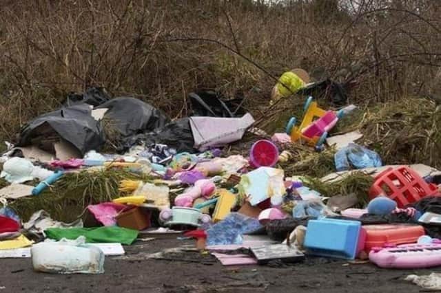 The fine for fly tipping is increasing
