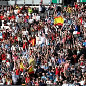 This was the size of the crowd at MK Stadium for the recent Spain V Finland game