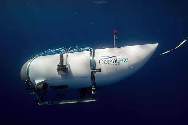 Photo issued by American Photo Archive of the OceanGate Expeditions submersible vessel named Titan used to visit the wreckage site of the Titanic. Photo: American Photo Archive/Alamy/PA Wire