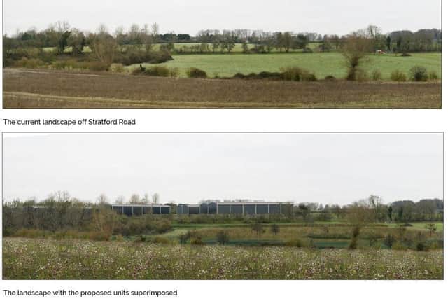 The photos show how the new warehouses will look