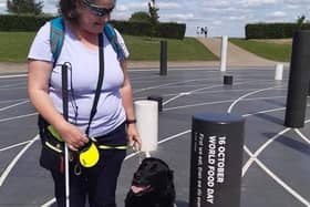 Elaine Maries was refused entry on a bus with her guide dog in Milton Keynes