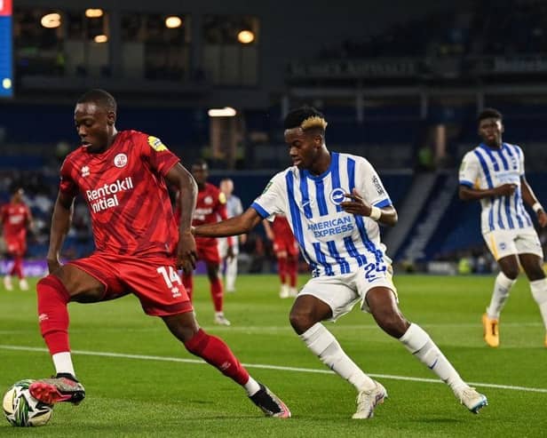 Crawley Town's Rushian Hepburn-Murphy is being predicted to join MK Dons according to the latest AI simulation.