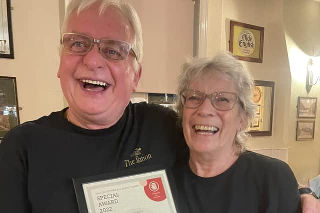 Pub landlords Kevin and Helen Brewer