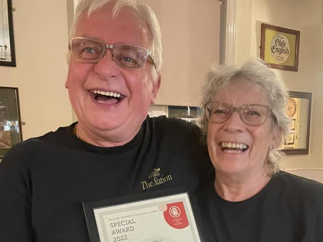 Pub landlords Kevin and Helen Brewer