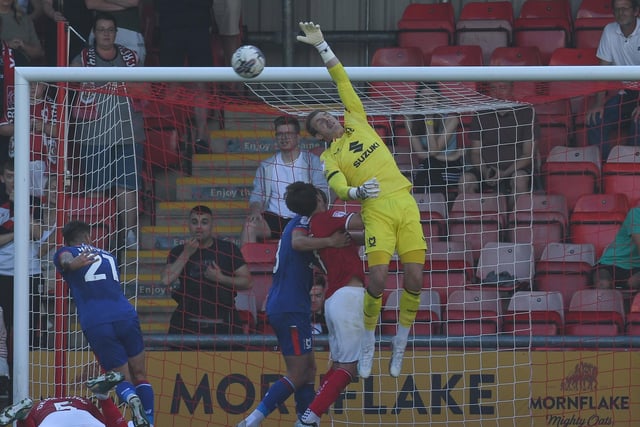 Made a decent first-half save but twice palmed efforts into the path of Crewe players, one of which was converted