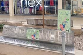 Four benches situated outside the retailer ‘Next’ have been signposted as a dedicated area where a friendly chat with your seated neighbour, may help to alleviate feelings of loneliness.