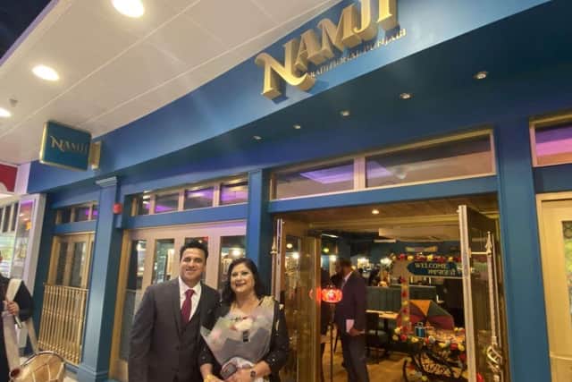 Naseem outside her award-winning Namji restaurant at Xscape in CMK.