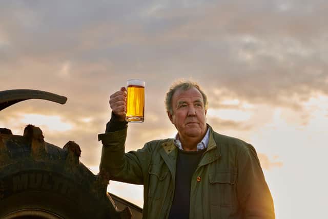 Jeremy Clarkson first began producing Hawkstone Lager at Diddly Squat Farm on the second series of Clarkson’s Farm