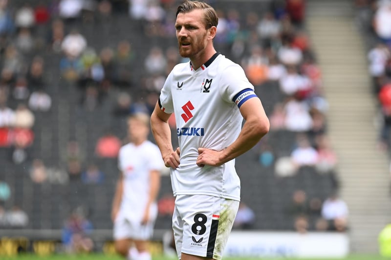 Gilbey returned to MK Dons after leaving Charlton, and was the first signing through the door. He has been a regular since his comeback, wearing the captain's armband and scoring a vital equaliser against Colchester earlier this month