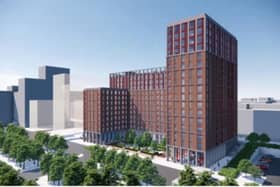 The new Central Milton Keynes development of 350 flats in the former Argos HQ is far too boring, says Alderman Bartlett