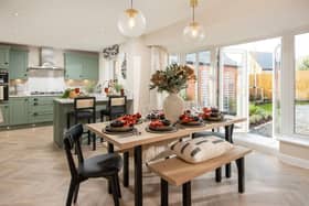 BG - 004 - A David Wilson Homes show home kitchen designed by Edward Thomas Interiors
