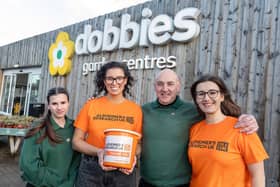 Dobbies staff prepare for their charity fundraising in Milton Keynes