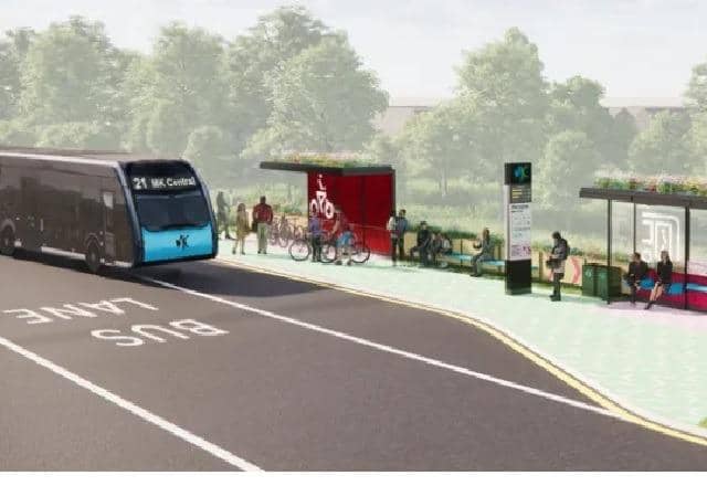 This is how the tram-like vehicles would look in Milton Keynes