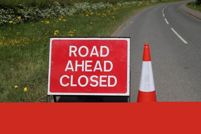 The works will involve road closures
