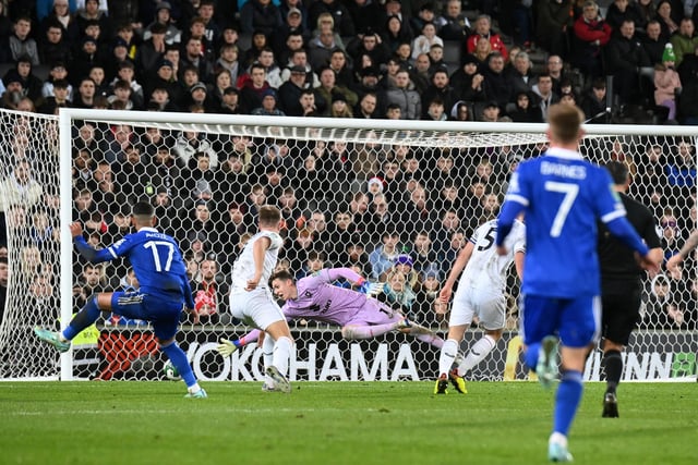 Beaten by some quality goals from a top-flight strike-force. Did well to deny Vardy's initial effort which tell kindly to Tielemans to open the scoring. Comfortable in possession as always