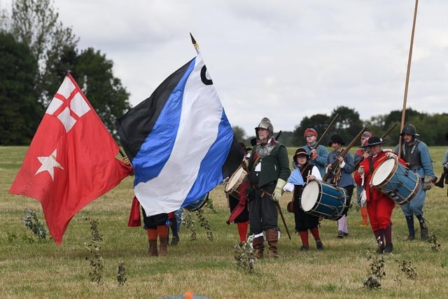 The free event was jointly sponsored by the English Civil War Society and the Bury Field Commoners Association