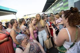Stacey Solomon wowed fans during an appearance at Asda yesterday to launch her new homeware range