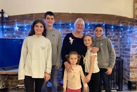 Sally Searle, Chair of Trustees of Empowering Kids in Kenya with George Davies' children. 