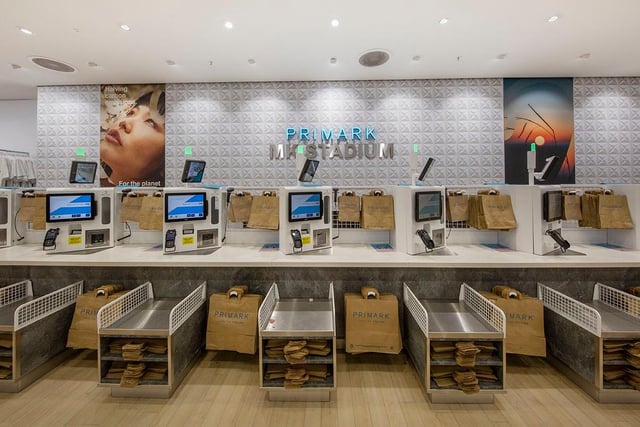 Changes include self-service checkouts as part of Primark’s trial to see how the service can benefit customers