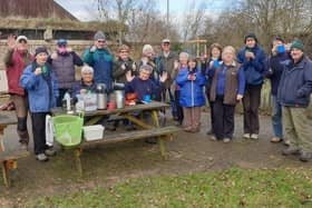 Milton Keynes Green Gym volunteers. Image: Milton Keynes Green Gym