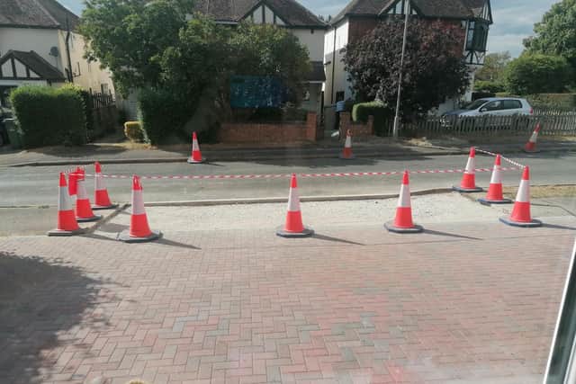 Council workers started the work today after the couple complained