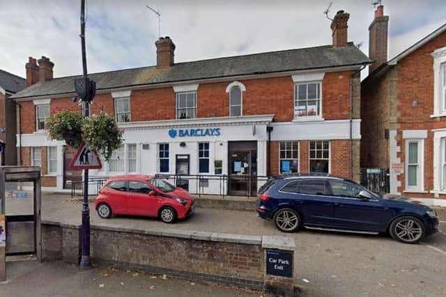 The branch is due to close tomorrow (Teusday)