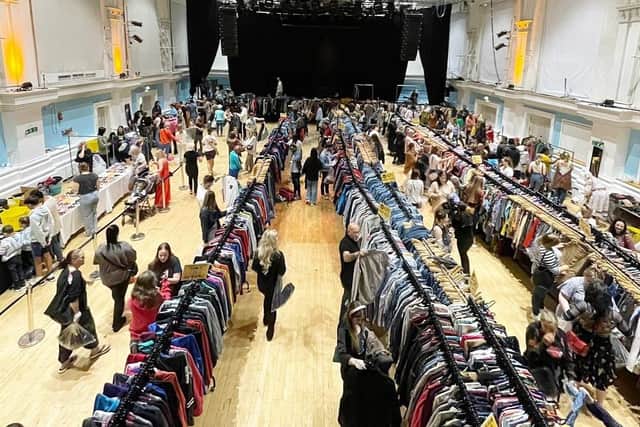There will be 9 tonnes of vintage clothing on sale at the MK venue