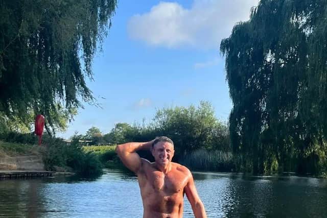 Ben Everitt, MP for Milton Keynes North, was swimming in the river at Olney