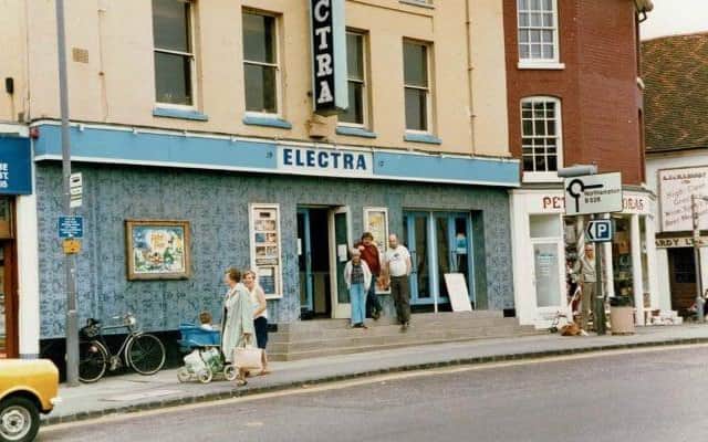 The old cinema is now a shopping arcade in Newport Pagnell