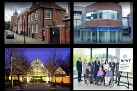 Bucks County Museum in Aylesbury (top left), MK Gallery (top right), The Stables MK (bottom left) and the National Paralympic Heritage Trust based in Aylesbury (bottom right) are four of seven organisations that will benefit