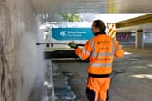 A special task forced is hard at work removing graffiti all over Milton Keynes
