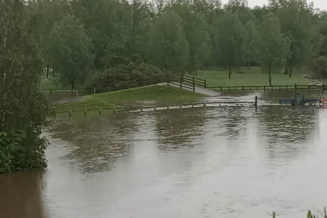 The BMX track in Milton Keynes floods so badly that it frequently resembles a lake