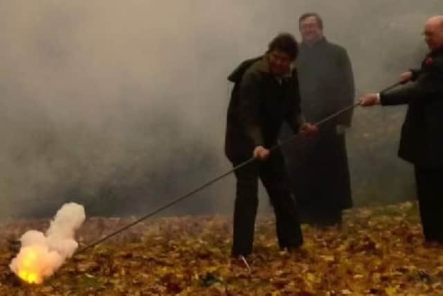 The Fenny Poppers are traditionally fired on St Martin's Day