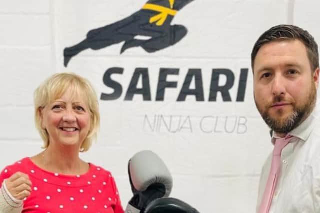 Council Leader Pete Marland and Cllr Zoe Nolan, Cabinet Member for Children and Families at Safari Health Hub, one of many providers taking part in the Summer of Play