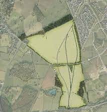 This is where the new Shenley Park development will be built