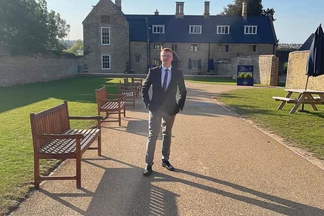 Kristian Lewis from Bletchley is aiming to walk to Pegasus Bridge to coincide with VE Day, and raise money for a charity that supports military veterans