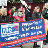 Thousands of campaigners and NHS workers have joined protests across England.