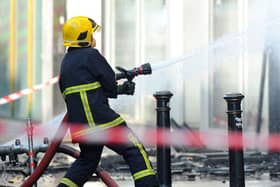 Fire crews were called to Woodend Road, Cranfield, earlier today (Wednesday)