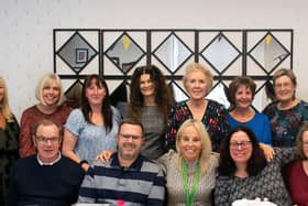 IFtL CEO Sarah Bennett (front row, middle) with the dedicated colleagues from Milton Keynes schools.