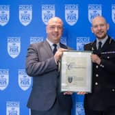 Dan Peters and Chief Constable Jason Hogg