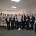 Rhian Tracey and students from The Milton Keynes Academy