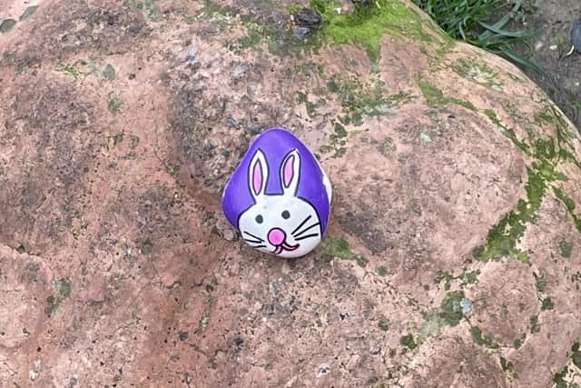 There's currently an Easter theme with the hidden rocks