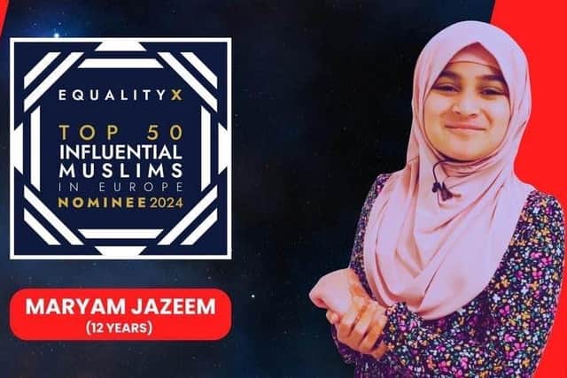 Maryam Jazeem, a Nominee for the Top 50 Influential Muslims in Europe Award 2024